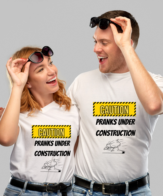 The Ultimate Prankster’s Uniform – Caution: May Cause Giggles- April Fools’ Unisex Tee