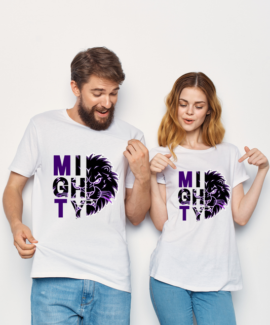 Mighty Lion Power T-Shirt – Bold Strength & Confidence Tee – Soft & Lightweight Fit for Men & Women